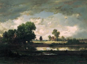 Poolen med en stormfuld himmel, ca. 1865-7